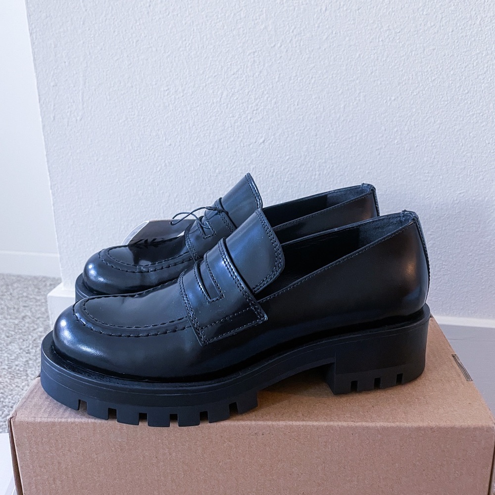 COPY - Zara Loafers Treaded Lug Sole